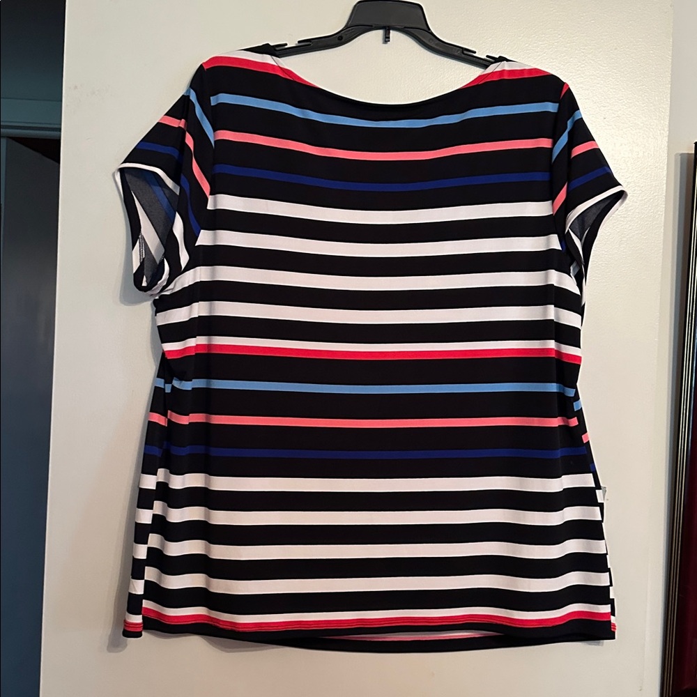 Striped Short Sleeve Top